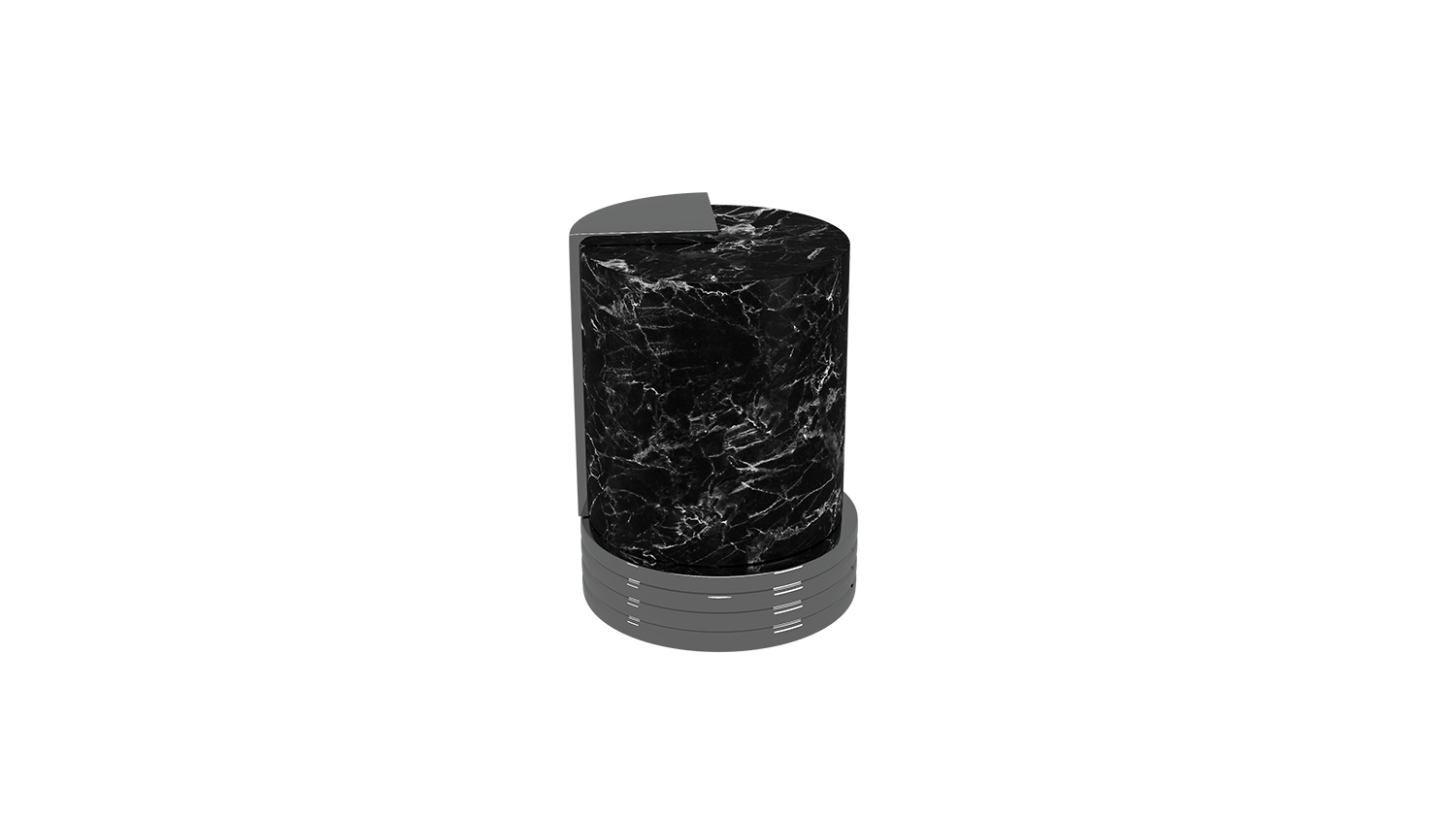 M1 Black Marble Knob